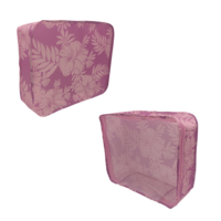 Lot de 2 cubes d'emballage de voyage personnalisés en gros de fleurs d'hibiscus Aloha d'Hawaï