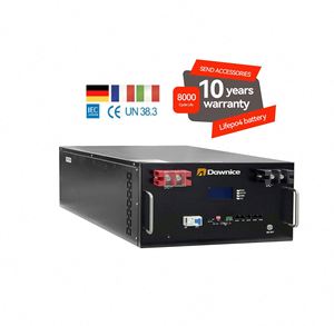 Dawnice Lithium 51.2v 100ah 200ah 5kw 15kw 20kw 10kw Boîtier d'armoire Li-Ion En Rack De Batteries Batterie solaire 48v Rack - Product Image 1