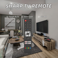 En stock Télécommande étanche avec fonction vocale SH-V12 SHWRMC0137N Télécommande vocale à utiliser pour les téléviseurs intelligents Sharp AQUOS 24FH2EA 32FH2EW