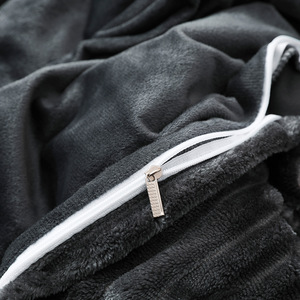 Infileco OEM dày flannel <span class=keywords><strong>bedding</strong></span> Set 4pcs lông cừu nhung Duvet cover mềm Nữ Hoàng Vua Kích thước mùa đông tấm ga trải giường nhung <span class=keywords><strong>bedding</strong></span> Set - Product Image 4