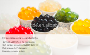 Alta calidad boba jelly depositar popping boba tapioca bolas maquinaria totalmente automática Popping Boba que hace la máquina - Product Image 5