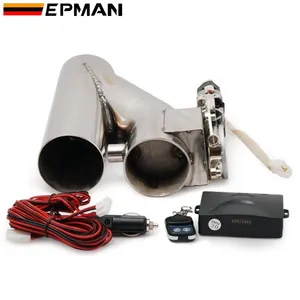 EPMAN Exhaust Control Valve Cutout Y Pipe 304 Stainless Steel With REMOTE Universal High Performance Exhaust EP-CUTNEW