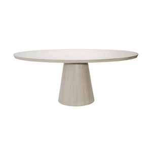 Mesa de Comedor Redonda de Mármol Negro de Roble para el Hogar, Muebles de Comedor Modernos y Contemporáneos, OEM ODM, Forma Ovalada - Product Image 2