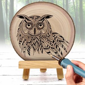 Dang dở 6-inch vừa thân thiện với môi gỗ lát Vòng tự nhiên thiết kế cho trang trí nội thất thủ công mỹ nghệ centerpieces bánh & DIY bán buôn - Product Image 5