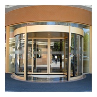 Puerta Giratoria Eléctrica de Vidrio con Acabado Moderno y Tecnología de Levitación, Impermeable para Uso Interior en Hoteles