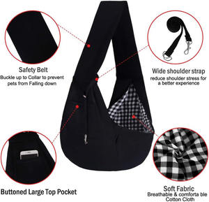 Sac à dos de transport pour chat et chien réglable, échantillon gratuit, sac de voyage, pattes en extérieur, porte-bébé pour chiot, sac à dos de transport pour chiot - Product Image 4