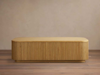 Table basse extensible FERLY Newstar Finnley, style moderne minimaliste, luxe naturel, personnalisable, créative, en marbre italien Arabescato.