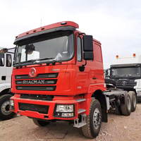 Truk Traktor Diesel SHACMAN F3000 X3000 X5000 6x4 10 Roda Euro 2 Setir Kiri Mesin Weichai