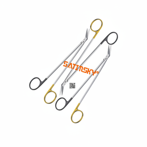 Tijeras vasculares TC SUPER CUT Tijeras de acero inoxidable de 19 CM Fabricado con AISI 420 de fuente de buena reputación - Product Image 1