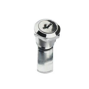 小型で取り付け簡単な亜鉛合金製カムロック、光沢のあるクロムメッキ仕上げ、スムーズなキー回転式、工業用キャビネットや電気ボックスに最適 - Product Image 5