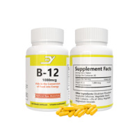 Compléments vitaminiques à base de matières premières naturelles, vitamine B12 méthylcobalamine 99%, poudre de vitamine B12, capsules de vitamine B12 avec GMP