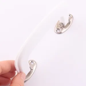 White Color Plastic Briefcase Pull Handle For Suitcase Luggage