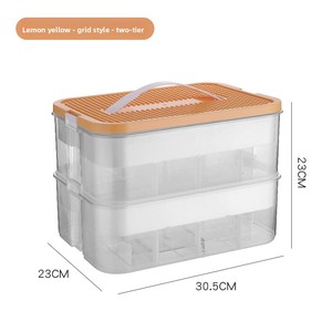 Boîte de <span class=keywords><strong>rangement</strong></span> pour jouets d'enfants en plastique rectangulaire pour organiser les briques, les pièces de construction de grande et petite taille, bac de tri compartimenté - Product Image 5