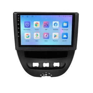 Autoradio Android 10 pouces WiFi GPS BT FM AM RDS DSP 2 Din Carplay Android <span class=keywords><strong>Auto</strong></span> pour Peugeot <span class=keywords><strong>107</strong></span> 2005 - 2014 Toyota Aygo - Product Image 1