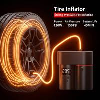 Kit d'outils intelligents pour voiture 6 en 1, aspirateur rechargeable, nettoyeur haute pression, gonfleur de pneus, compresseur d'air, booster de batterie de voiture