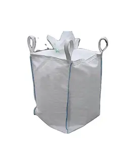With Discharge Spout High Quality1 Ton Large Polypropylene Pp Plastic Bulk Big Jumbo Tonne Bag Sack For Silage