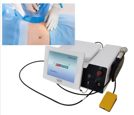 Fett absaugung Diode Laser chirurgie Maschine effektive Body Shaper Maschine 980nm 1470nm Lipolyse Facelift ing High Level Maschine