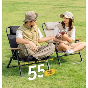 Lightweight Durable Oxford Comfortable <b>Moon</b> <b>Chair</b> for Outdoor/Indoor Beach/Park Urban Camping-Modern Design Foldable - Product Image 3