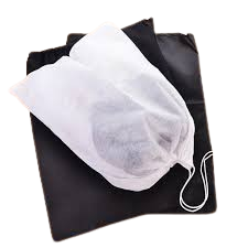 Sacs à chaussures en tissu non tissé, transparents, bon marché, nouveaux, en gros, avec cordon de serrage, pour chaussures, logo personnalisé - Product Image 2