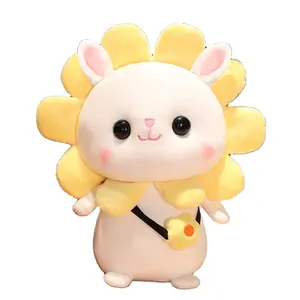 Cute little white rabbit doll new cross-dressing rabbit stuffed plush toy hug sleeping rag doll doll factory direct sale