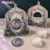 Autocollants cosmétiques personnalisés pour flacons de soins de la peau, feuilles d'autocollants en vinyle prédécoupés avec cartes de présentation découpées pour les marques de beauté