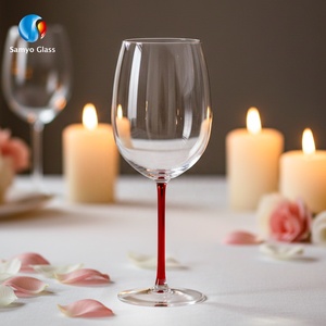 Copas de Vino de Borosilicato de 430 ml con Tallo de Color, Estilo Globo, para <span class=keywords><strong>Gin</strong></span> Tonic, Marca Samyo - Product Image 2