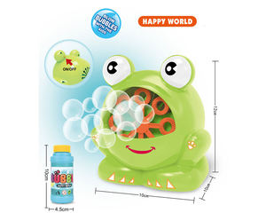 Máquina de Burbujas de Juguete con Diseño de Rana, Automática, Eléctrica, 110 ml, Segura para Exteriores, Regalo de Verano para Niños - Product Image 3