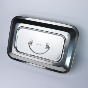 <span class=keywords><strong>Sterilizzatore</strong></span> <span class=keywords><strong>medico</strong></span> 304 in acciaio inox piastra di trattamento dentale 6-11.5 pollici vassoio chirurgico con stomi laterali e coperchio - Product Image 4