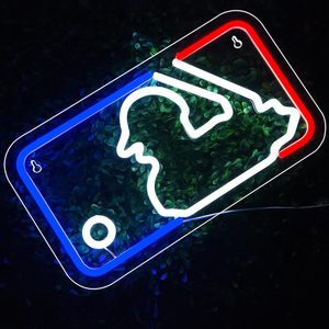 Baseball Neon <b>Sign</b> LED indoor hanging ambient light shop <b>sign</b> wall decoration light entrance indicator light luminous <b>sign</b> 5V12V - Product Image 2