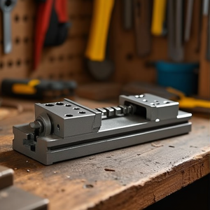 TTAKE Modular <b>Vice</b> With Fixed And Descending Jaw For Bench Mounting - Product Image 3