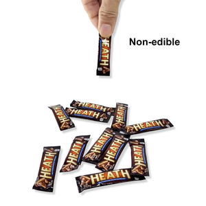 ช็อกโกแลตนมจิ๋วพลาสติก - ห่อแยกชิ้น พิมพ์ลายสมจริงแบบ HD และสัมผัสนุ่ม สำหรับตกแต่งบ้านตุ๊กตา ของขวัญ หรือโชว์เป็นขนม - Product Image 1