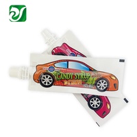 Sachet à bec pour emballage de sirop de bonbons 10g 20g Mini pâte de chocolat Sachet à trois joints latéraux