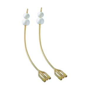 Kateter <span class=keywords><strong>Foley</strong></span> Silikon Berlapis Balon Ganda 3-arah Sekali Pakai Bersertifikat CE, Disinfektan EOS, Panjang 400mm untuk Pasien - Product Image 4