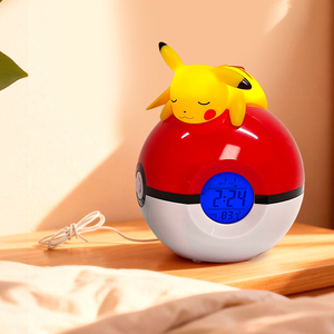 Horloge électronique de bureau multifonctionnelle, réveil Pokémon, horloge au design mignon - Product Image 3