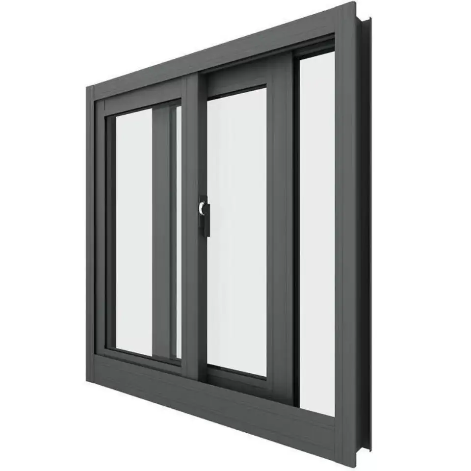 Fabrik Direkt verkauf Fenster Aluminium doppelt verglaste Schiebefenster