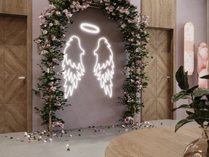 Luxury Beauty Salon Shopfitting Service Bespoke Arched Grille Display Screen and Nail Polish Shelving Renovation - Product Image 6