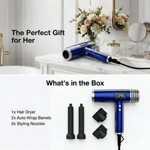 Secador de Pelo Profesional de Alta Velocidad con Pantalla LCD, Secador Iónico para un Secado Rápido, 4 Accesorios y Control Preciso de Temperatura - Product Image 6