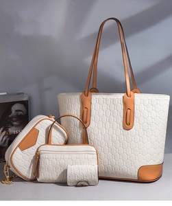 Tas Tangan Logo Kustom Grosir Set Tas Tangan <span class=keywords><strong>4</strong></span> Buah Tas Wanita Tas Desainer TERLARIS Set Tas Wanita - Product Image 5