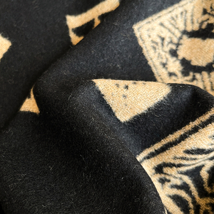 <strong>Wool</strong> Scarf for Men Custom <strong>Design</strong> and logo for Winter Jacquard Tassel <strong>Shawl</strong> - Product Image 4