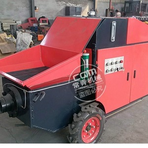 Bomba de hormigón pequeña, bomba de estructura secundaria, máquina de carga de hormigón, transportador para vertido de hormigón, piedra fina y mortero - Product Image 3