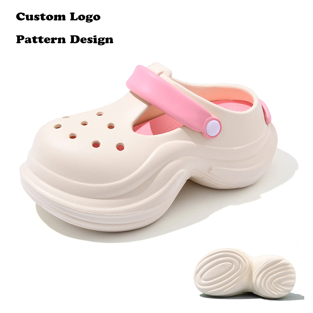 BreezeStep Ladies EVA Flat Sandals Anti-Slip Cushioning Light Weight OEM Breathable Thick Soles Waterproof Summer Home Slippers