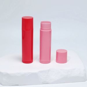 Lipstick Tubes Plastic Empty Lip Balm Lipstick Container Deodorant Chapstick Capacity Cheap 5g White Black Pink Blue <b>Red</b> Yellow - Product Image 5