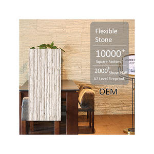 Revestimiento de Pared Interior de Arcilla Modificada en 3D, Revestimiento de Pared Flexible y Doblable, Paneles de Piedra Artificial Flexible, Baldosas Modernas de Imitación para Exteriores, 20*30 - Product Image 1
