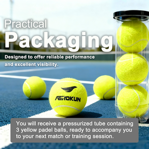 Venta directa de fábrica, pelota profesional, logotipo personalizado, deportes, pelota de Pádel enlatada para deportes de pádel - Product Image 5