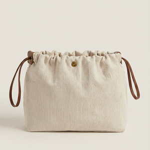 Bolsa de Cosméticos de Lona Personalizada para Mujer, Estuche de <span class=keywords><strong>Maquillaje</strong></span> con Cordón, Organizador de Artículos de Aseo para Viaje, Marca Privada, OEM, ODM - Product Image 2