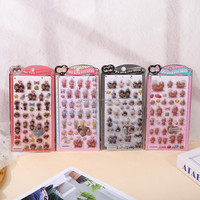 Pegatinas Epoxi de Dibujos Animados Estilo Japonés, Lindas, Impermeables y Transparentes, Ideales para Papelería y Regalos Infantiles, Venta al Por Mayor
