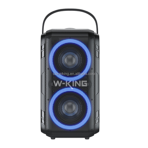 Altavoz Inalámbrico Portátil Bluetooth W-KING T9-2 Super Bass de 80W con Luces Deslumbrantes, Disponible en Stock - Product Image 2