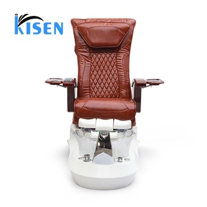 รีโมทคอนโทรล Kisen Popular Pipeless สีดำชมพู สำหรับเก้าอี้นวดทำเล็บมือและเล็บเท้า สำหรับเฟอร์นิเจอร์ร้านสปาและซาลอน - Product Image 2