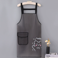 Tablier pour femmes nouveau Style haute apparence été mince tablier résistant à la saleté mignon style japonais imperméable à l'huile tablier