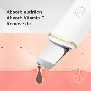 Spatule faciale sonique en ABS, exfoliant pour la peau, nettoyage en profondeur des pores, gommage pour la peau - Product Image 4
